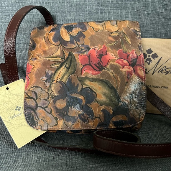 NWT PATRICIA NASH GRANADA CROSSBODY BAG LEATHER - Picture 8 of 12